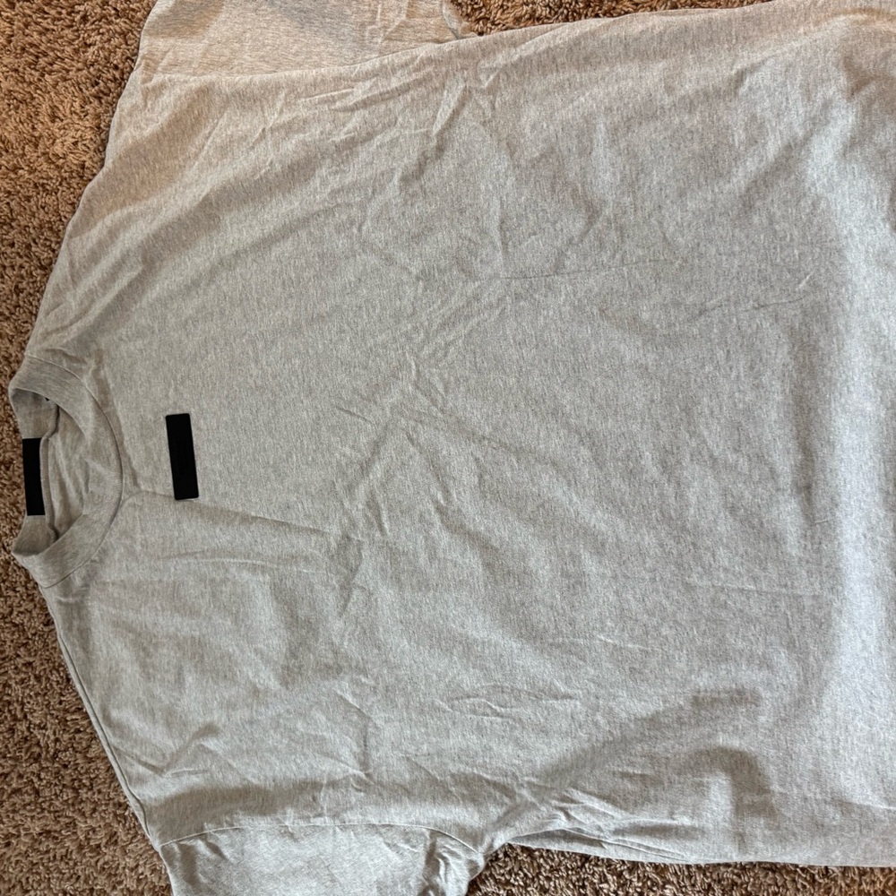 Essentials Light Gray Short Sleeve Tee